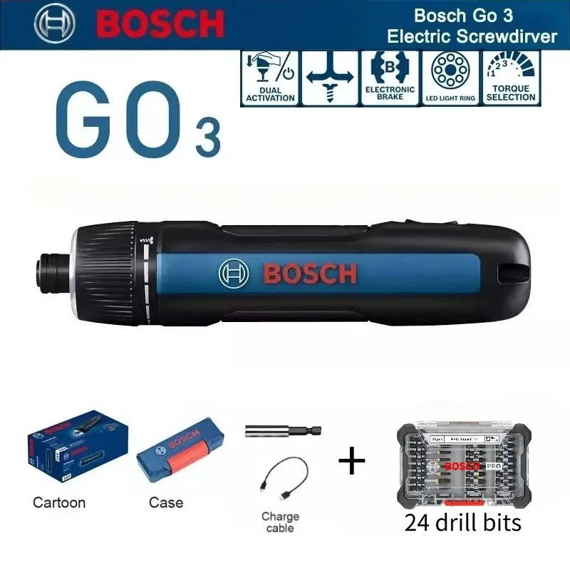 Power Tools Professional - Set Obeng Elektrik Bosch GO 3,